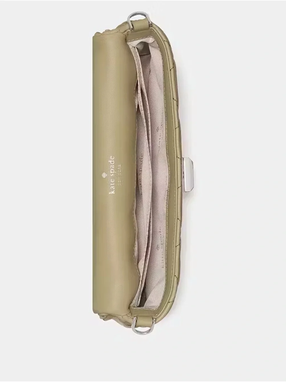 ♠️Kate Spade New York Carey Quilted Leather Mini Crossbody, Elm Green NWT